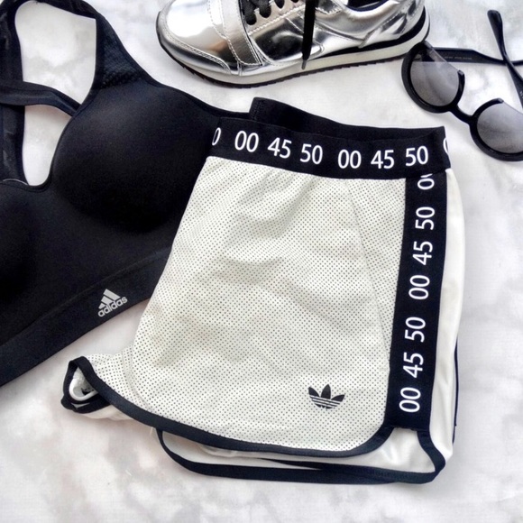adidas Pants - FINAL PRICE Adidas X Topshop Leather Front Shorts
